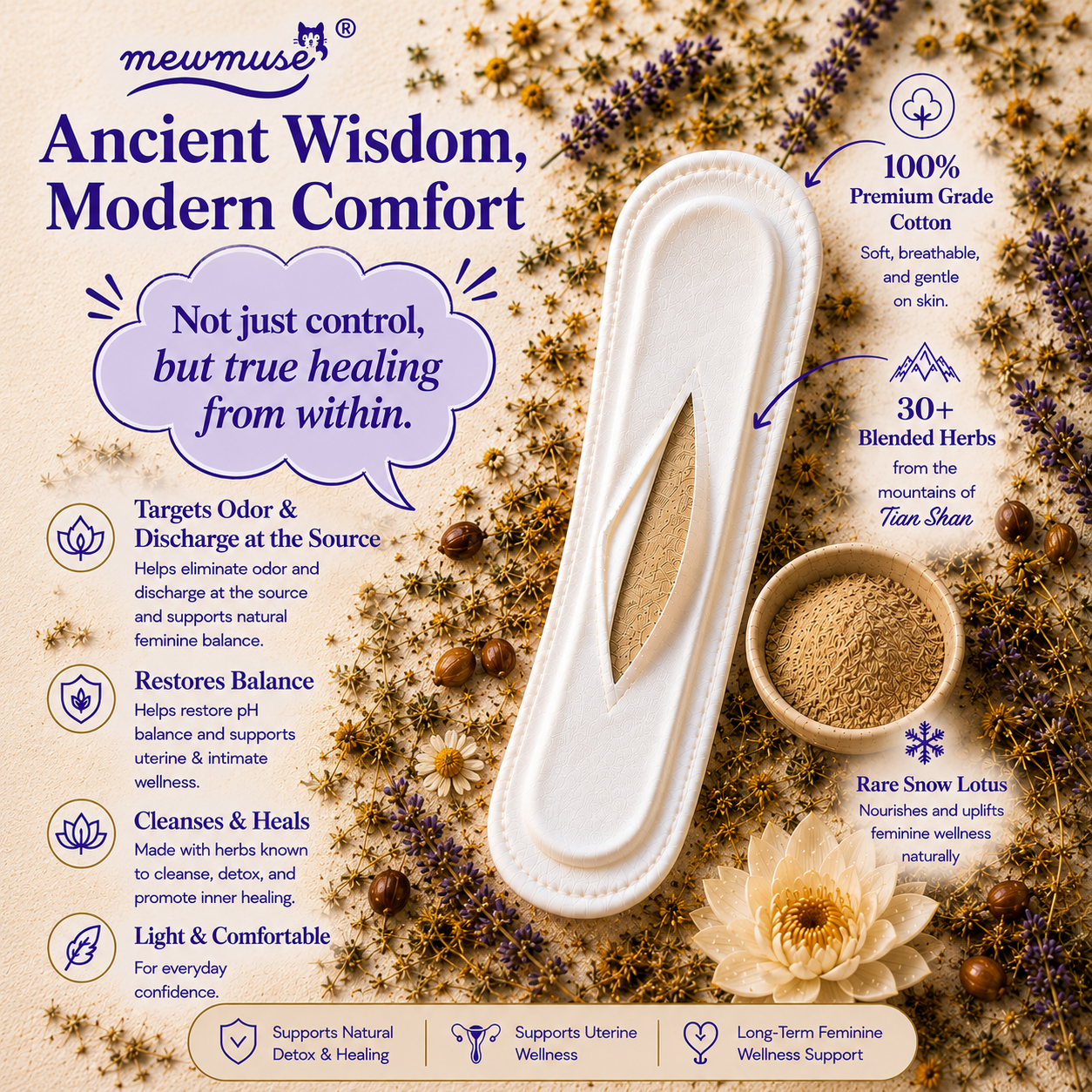 Herbal  Feminine  Panty Liners